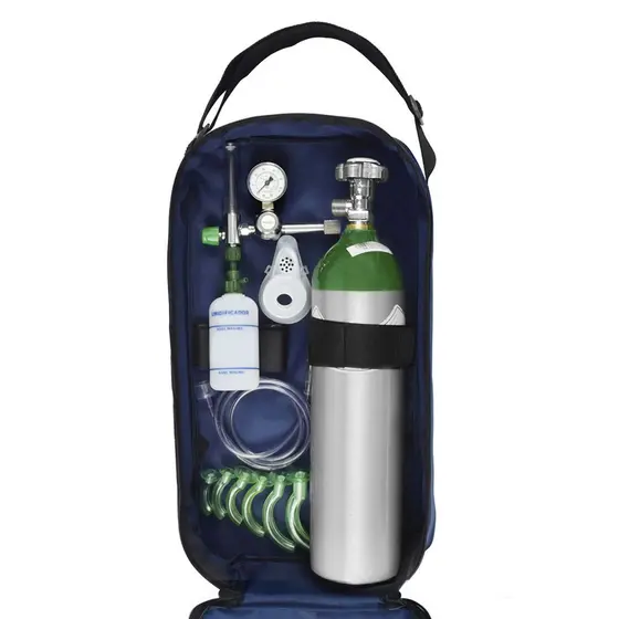 Kit Oxigênio Portátil 3 Litros Alumínio